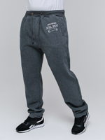 Трикотажные прямые флисовые брюки Abercrombie & Fitch FABT6F