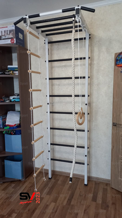 Монтаж шведской стенки Sv Sport в пеноблочные, газоблочные стены