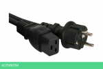 Шнур питания Lanmaster LAN-PP19/SH-0.5-BK черный