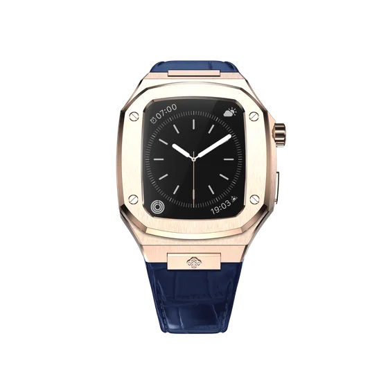 Корпус для Apple Watch - CL44 - Rose Gold / Blue