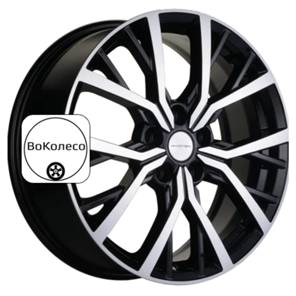 7x18/5x114,3 ET45 D67,1 KHW1806 (CX-5/3) Black-FP Khomen Wheels