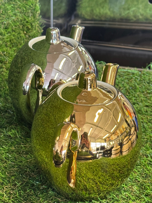 Чайник керамика «Золото-Серебро»