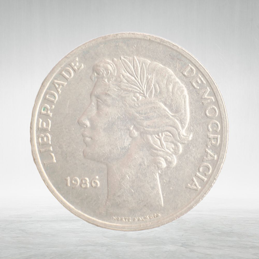 Portugal, 25 Escudos, 1986, VF