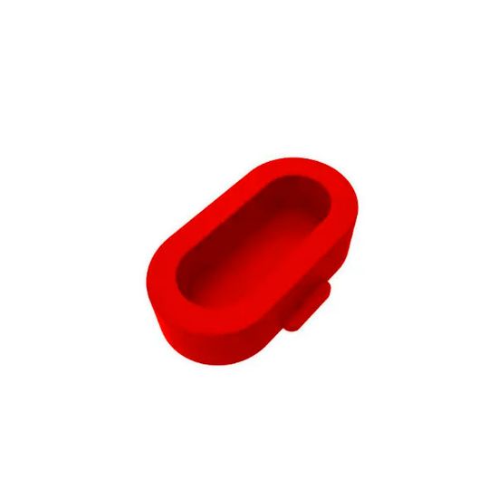 Защитная заглушка зарядного отверстия часов Garmin Fenix, Forerunner, Instinct, Venu, Vivoactive и др. (красная)