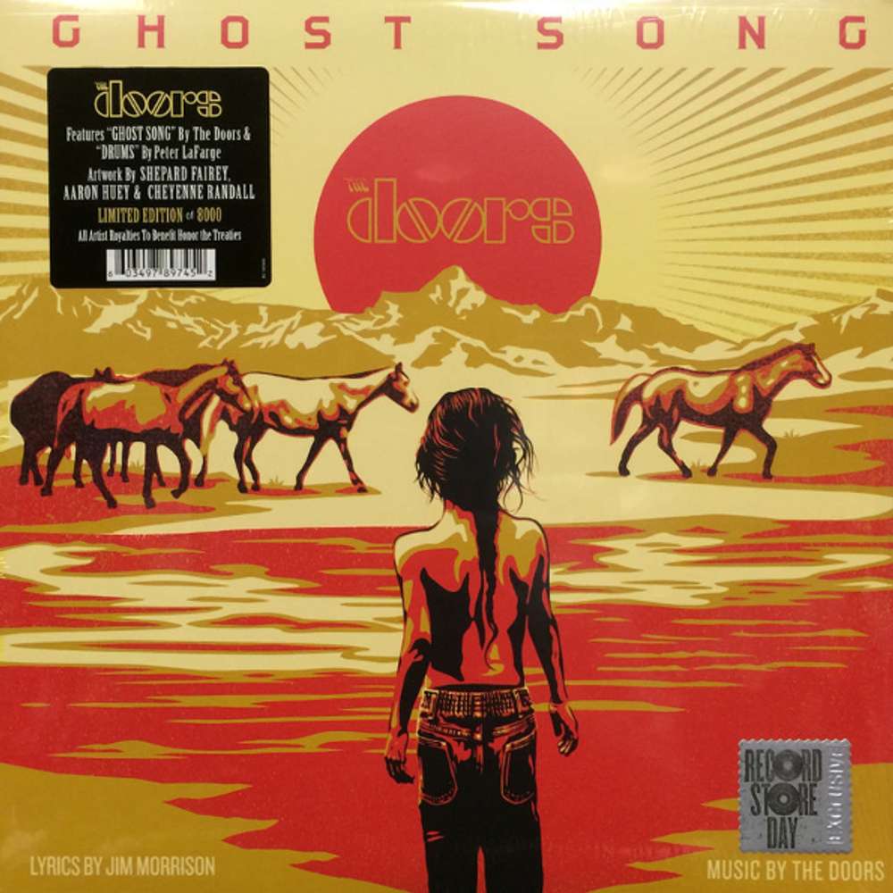The Doors, Peter Lafarge / Ghost Song, Drums (12" Vinyl Single)