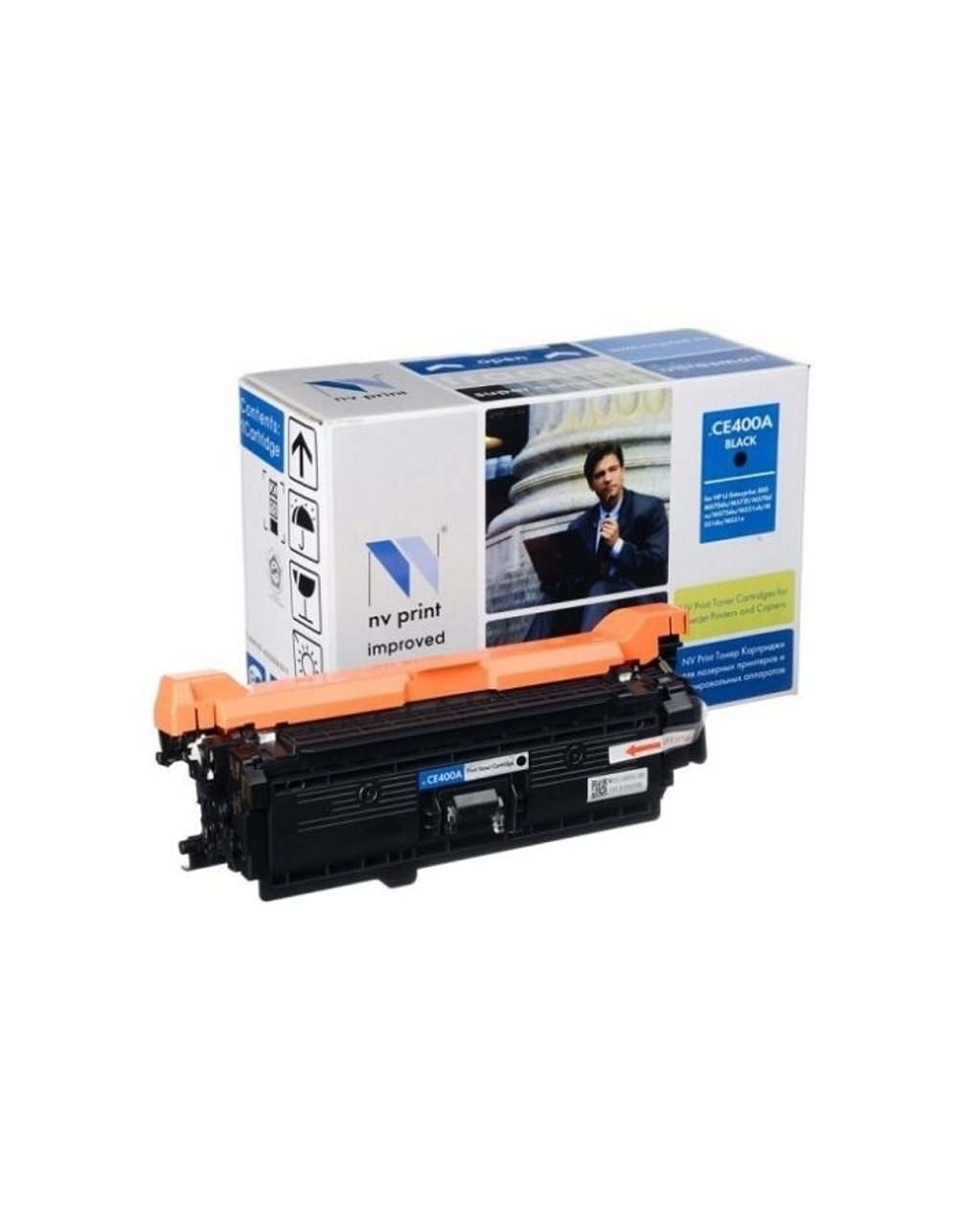 NV Print CE400A Картридж для HP CLJ Color M551/M551n/M551dn/M551xh5 (5500 стр.) чёрный, с чипом