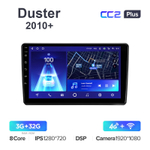 Teyes CC2 Plus 9"для Reno Duster 2010+