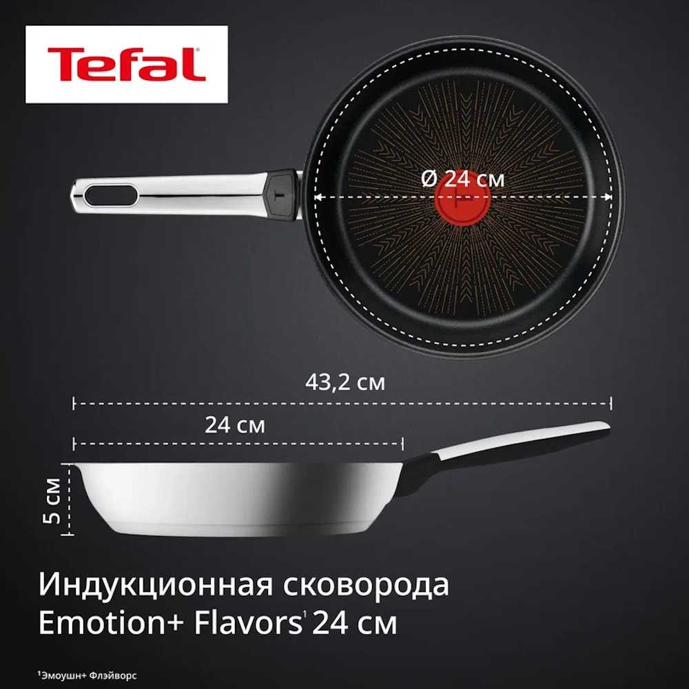 Сковорода Tefal Emotion+ Flavors 24 см G7600445