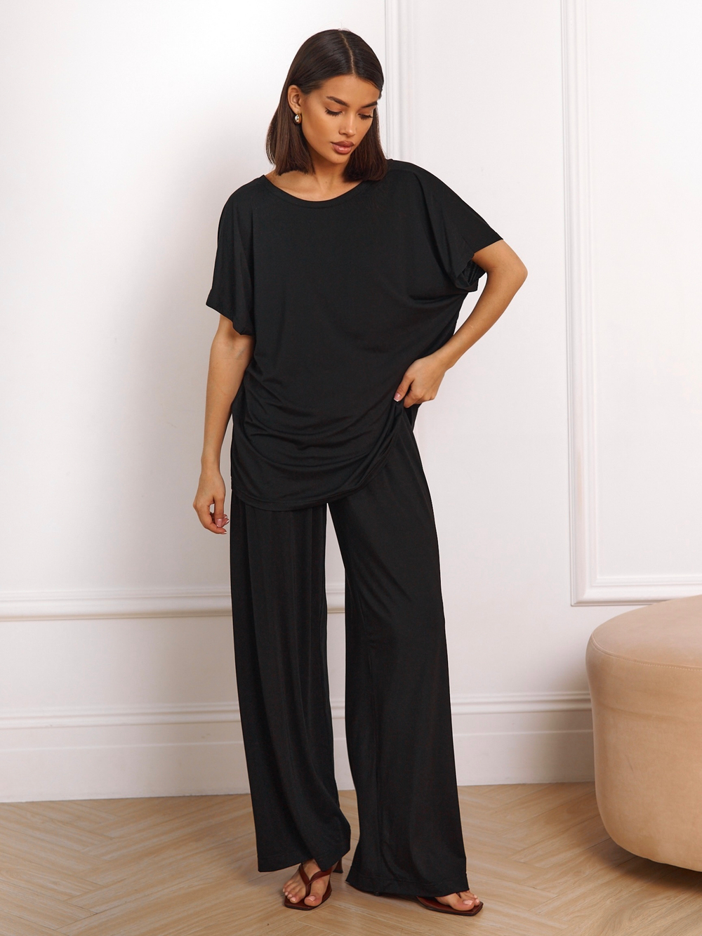 Костюм футболка и штаны из вискозы