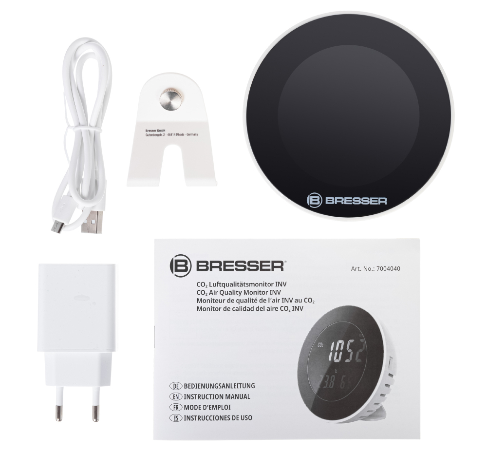 Гигрометр Bresser Air Quality INV с датчиком CO2