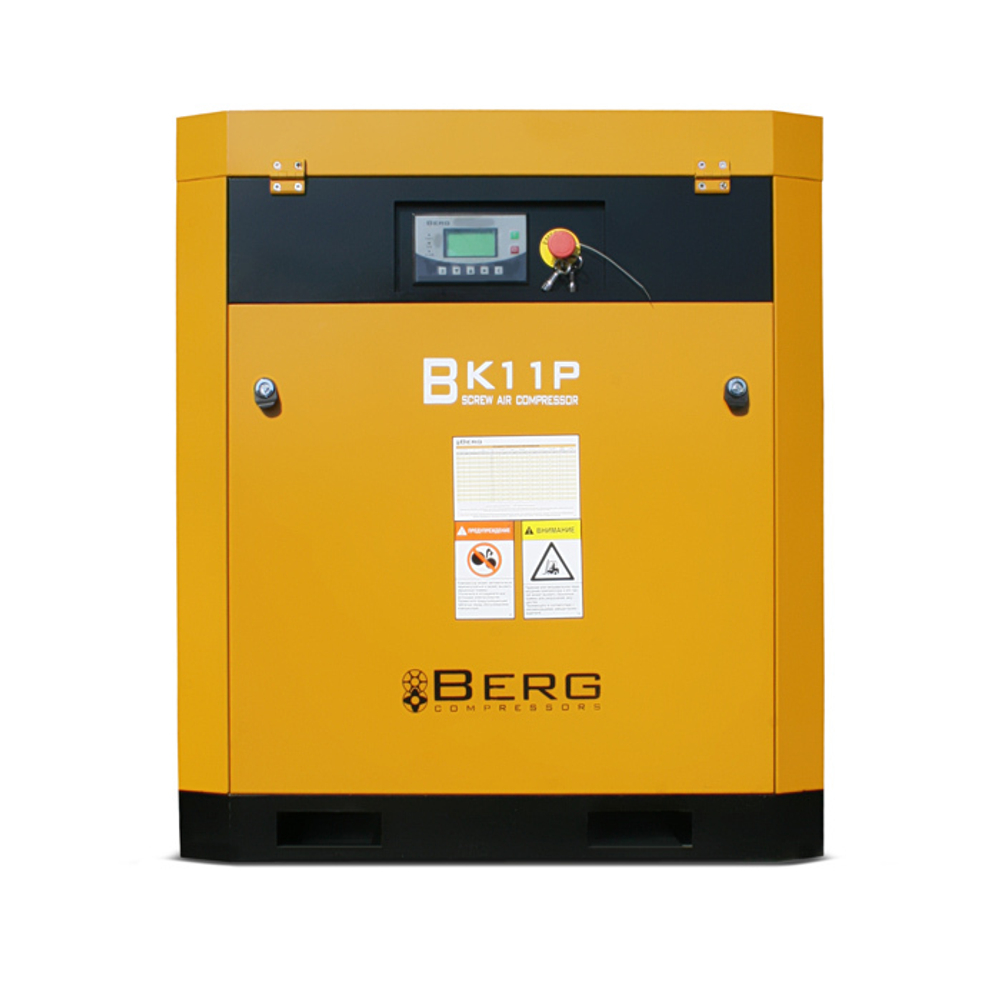 Винтовой компрессор berg вк-15р ip55 10 бар
