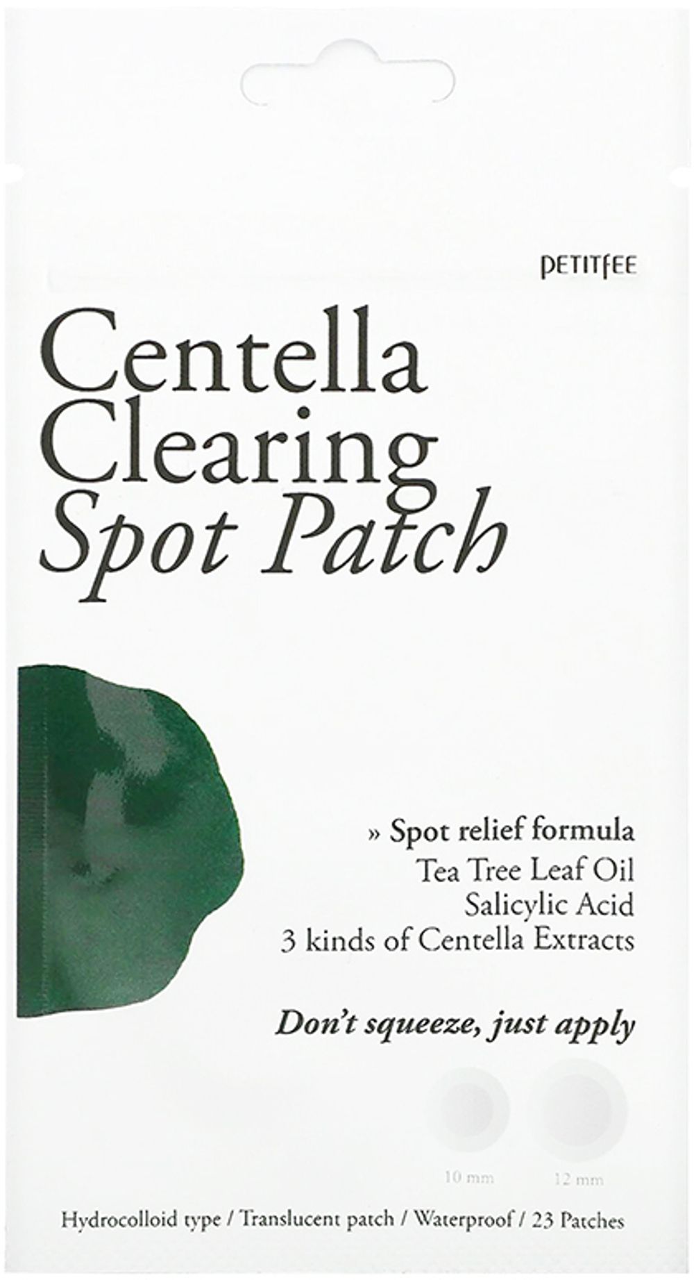 PETITFEE Точечные патчи от воспалений с экстрактом центеллы азиатской Centella Clearing Spot Patch