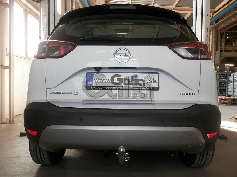 Фаркоп оцинкованный Galia O070C для OPEL Crossland X 2017-(паспорт и сертификат в комплекте)(без электрики)