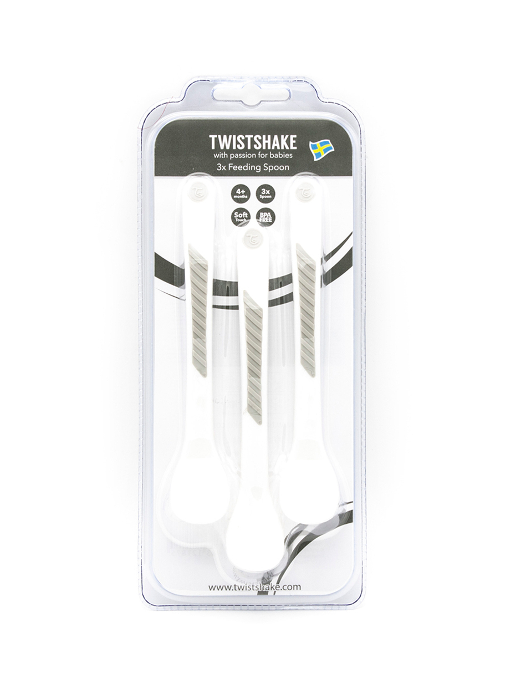 Ложки для кормления Twistshake (Feeding Spoon) в наборе из 3 шт