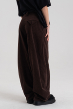 Брюки свободные вельвет