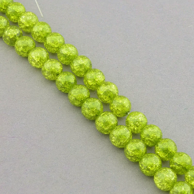 Нитка Кварц 39 см. 8 мм. (Без замка) - Зеленая