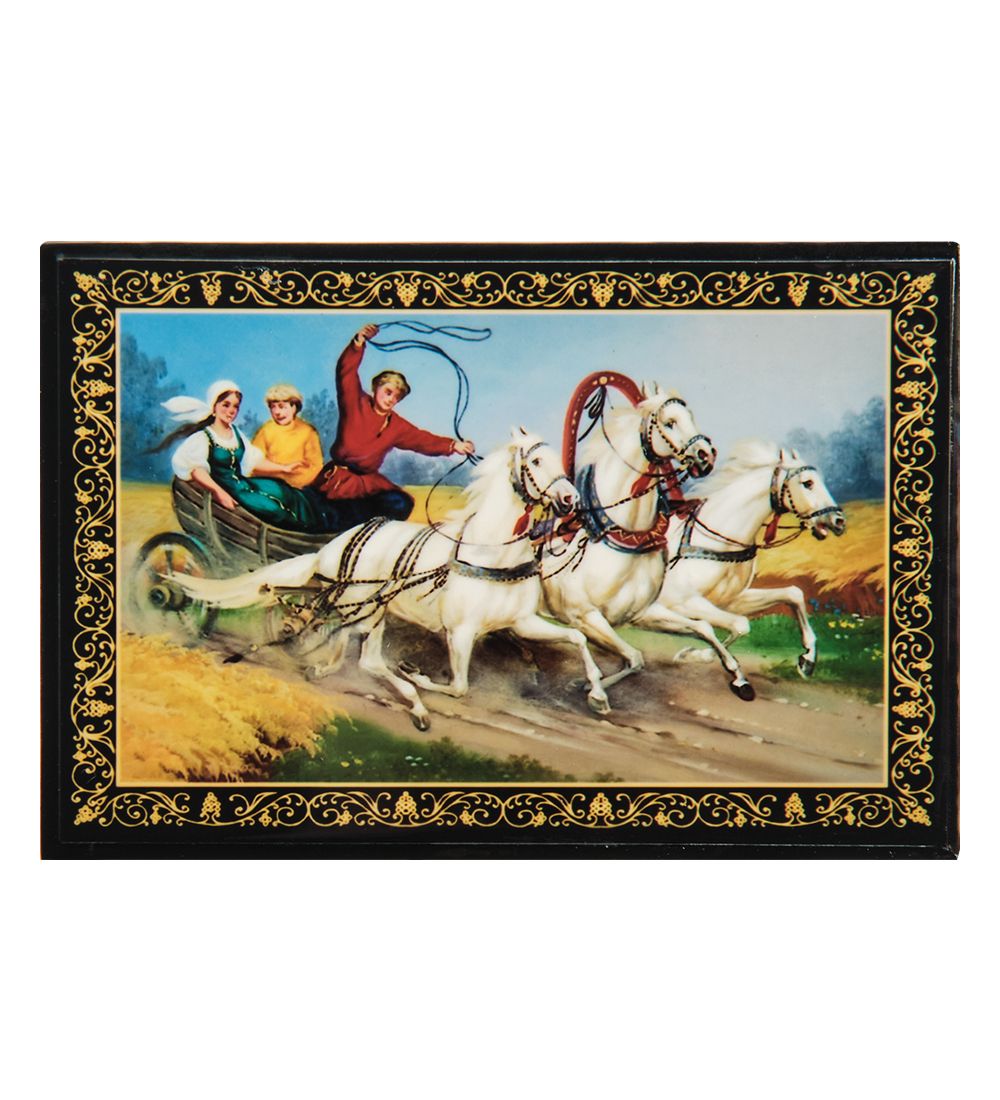 Народные промыслы ШК-11/ 1-U Шкатулка в технике декупаж (6х9х4)