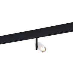ST808.536.08 Магнитный трековый светильник Белый LED 1*8W 3000K 550Lm Ra>90 36° IP20 D42xH135 48VV СКАЙЛАЙН 48V