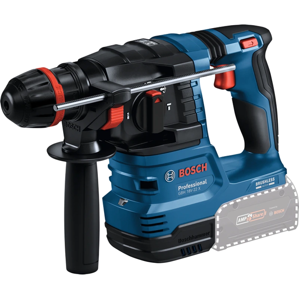 Bosch GBH 18V-22 X аккумуляторный перфоратор (без АКБ и ЗУ) 0611924102