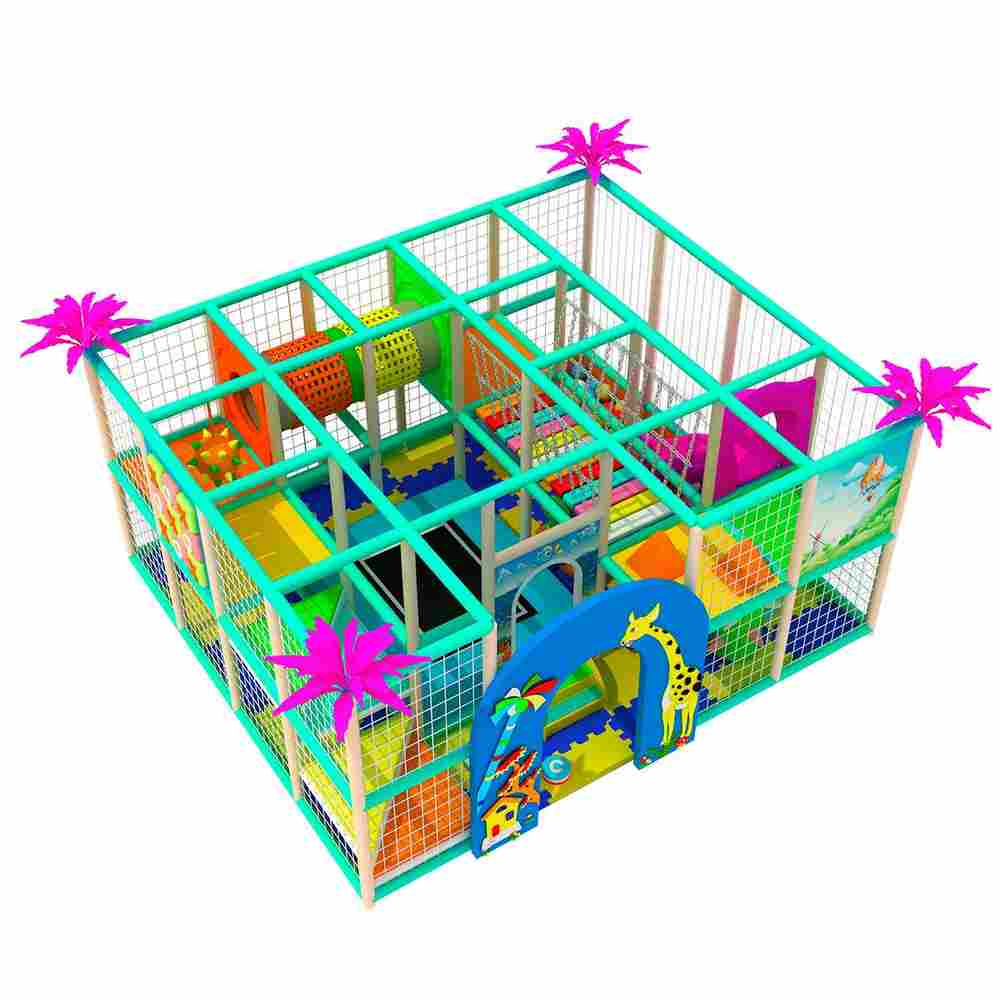 Детский игровой лабиринт «Дорога по радуге» 5,8*5*2,4 м