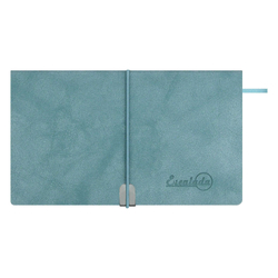 Еженедельник датированный 2026 ESCALADA, 175х95 мм, 64 л., арт. 70396/ 40 ТИВОЛИ ГЛОСС ГОЛУБОЙ (кожзам: мягкий переплёт, материал обложки: искусственная кожа "Тиволи глосс"; декор: блинтовое тиснение; способ крепления блока: ниткошвейный; вн. блок: 6