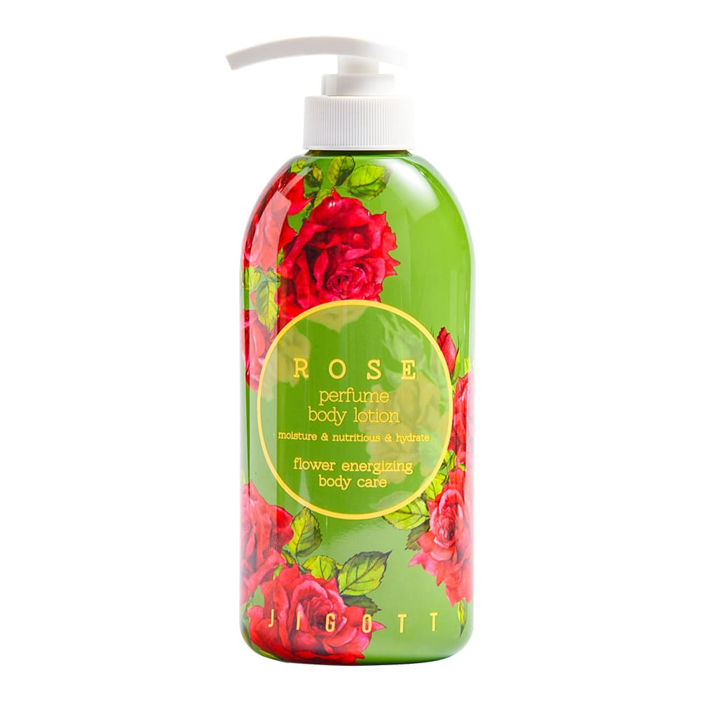[JIGOTT] ROSE PERFUME BODY LOTION - Лосьон для тела ПАРФЮМИРОВАННЫЙ/РОЗА, 500 мл