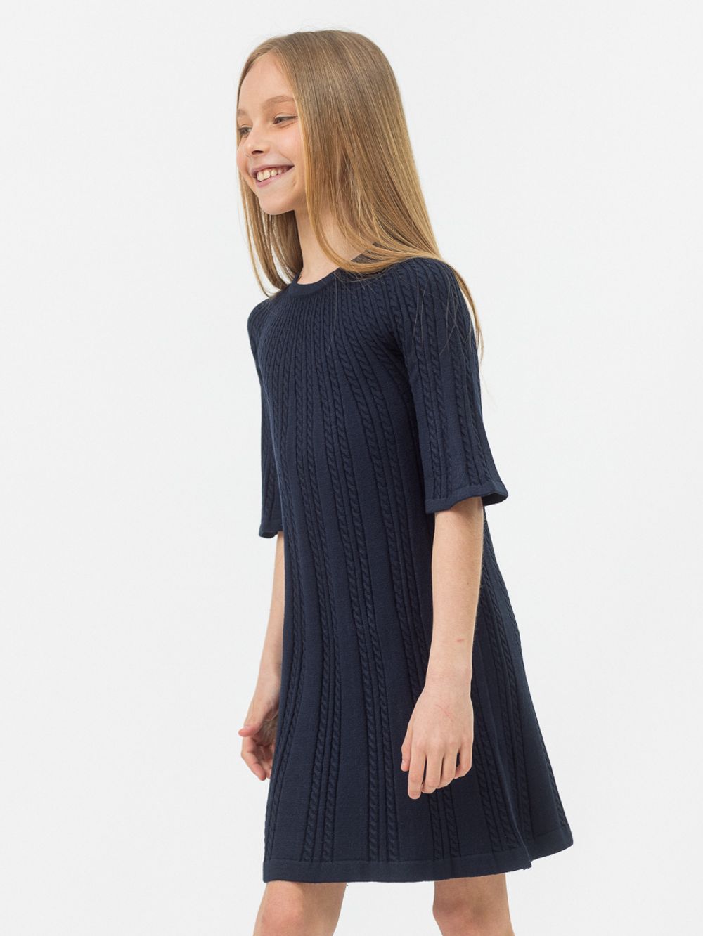 Платье для девочки AT445 синий