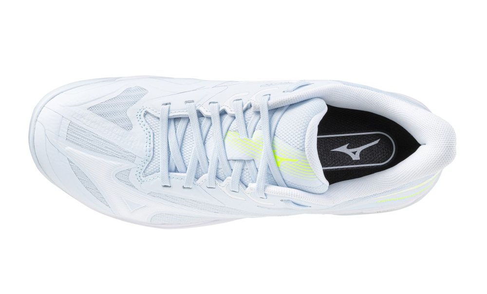 Женские теннисные кроссовки Mizuno Wave Exceed Court CC - ice water/light yellow/anc
