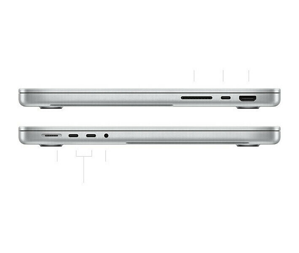 14.2" Ноутбук Apple Macbook Pro Late 2021 (3024x1964, Apple M1 Pro, RAM 16 ГБ, SSD 1 ТБ, Apple graphics 16-core), MKGQ3LL/A, серый космос