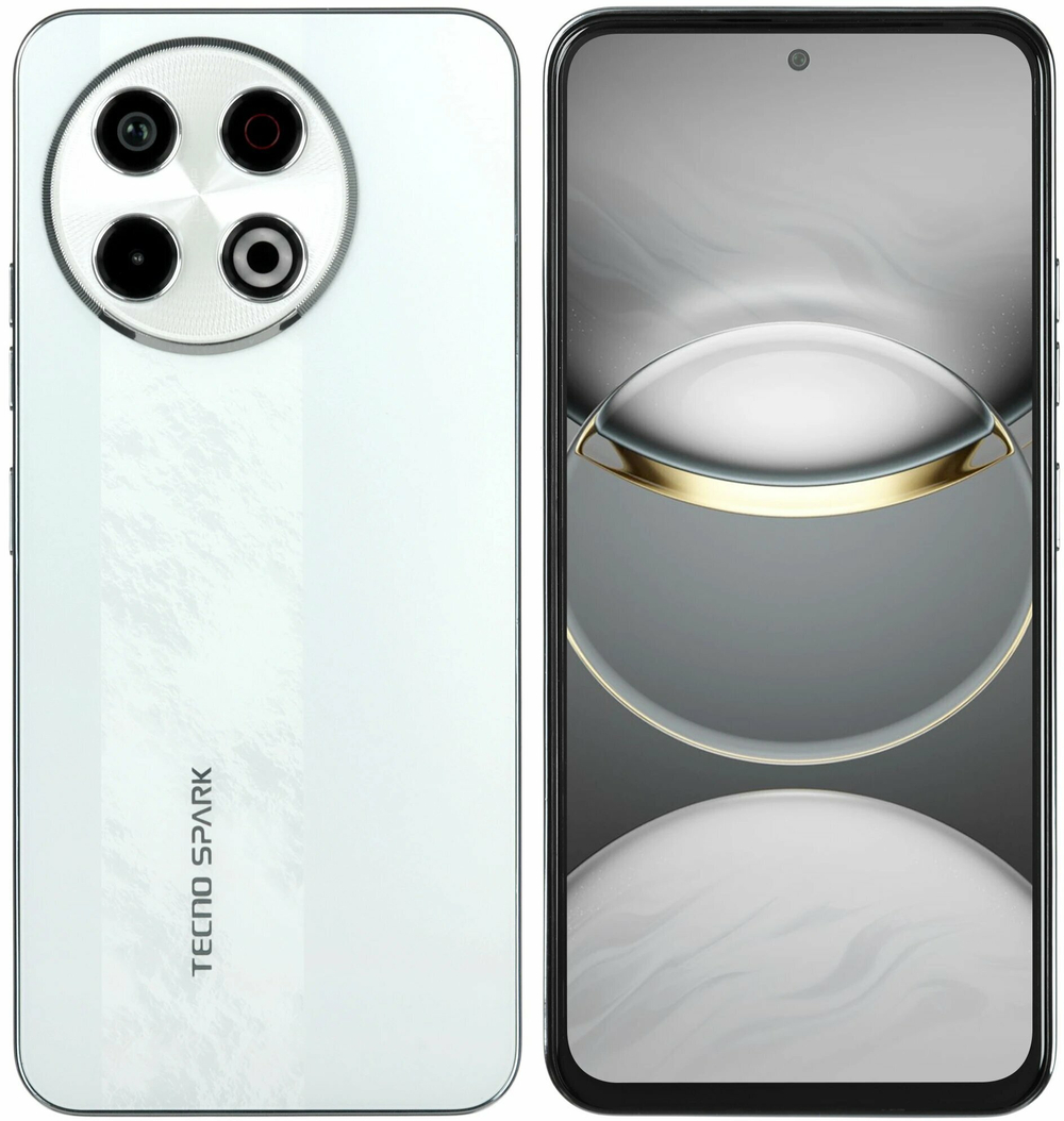 Смартфон TECNO SPARK 30 Pro 8/128ГБ (Ростест), Dual nano SIM, arctic glow