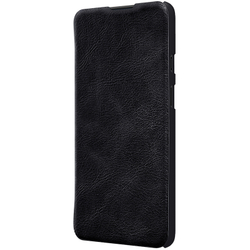 Чехол книжка от Nillkin серии Qin Leather для телефона OnePlus 9R, черный цвет