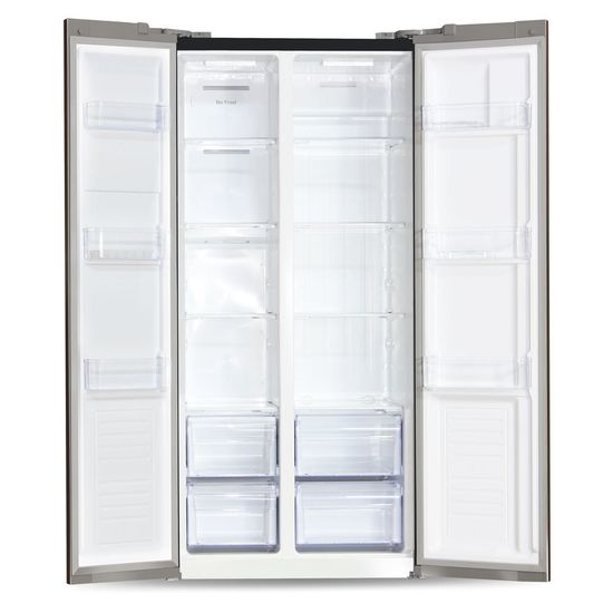 Холодильник Ginzzu NFK-465 Black glass