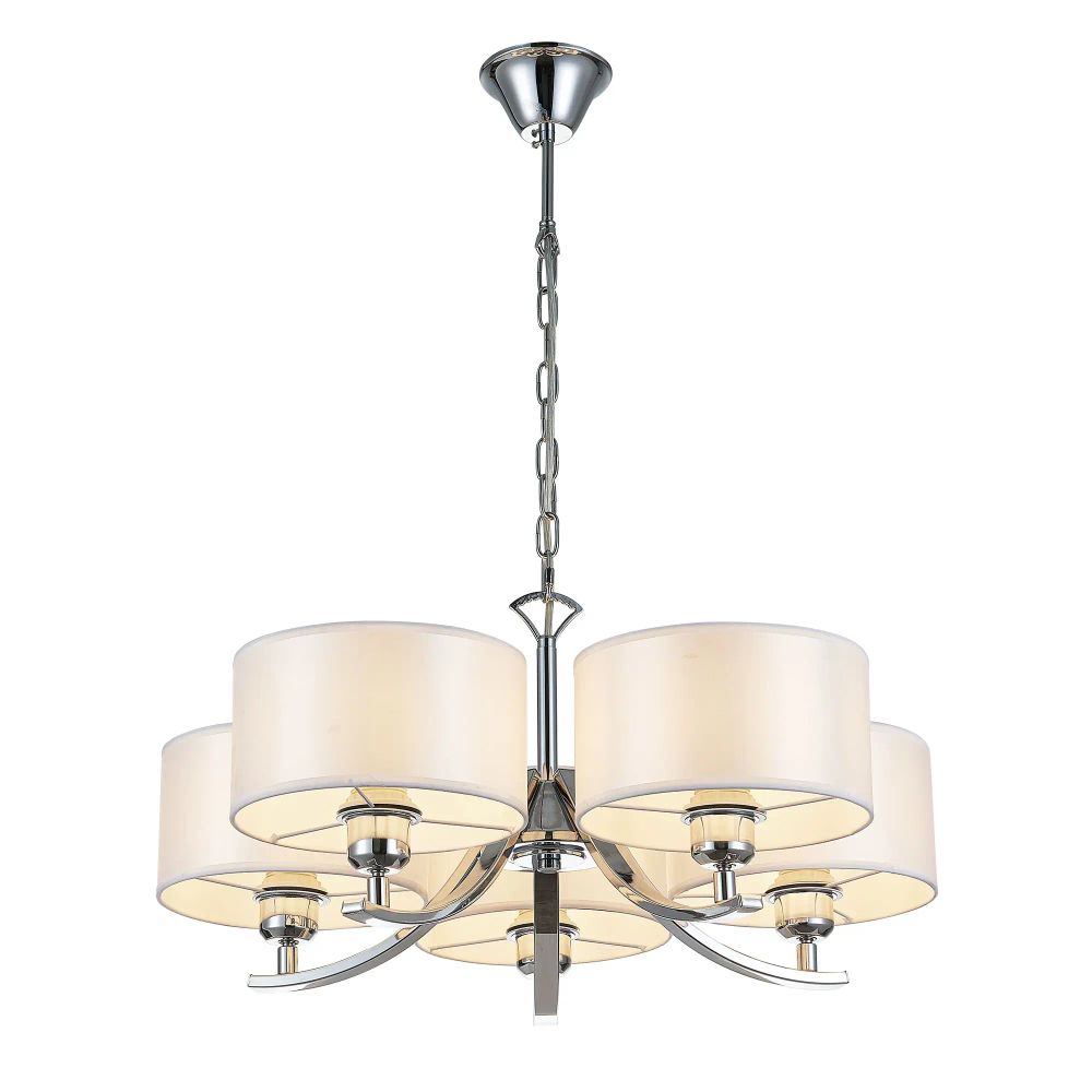 Citilux Эвита CL466150 Люстра подвесная с белыми абажурами