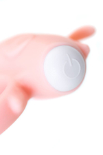 Розовое виброкольцо на пенис Kear (Цвет: розовый)