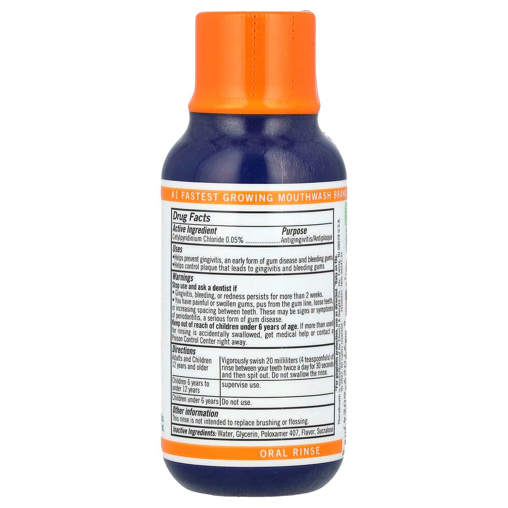 TheraBreath, Ополаскиватель для полости рта Healthy Gums, чистая мята, 88,7 мл (3 жидк. унц.)