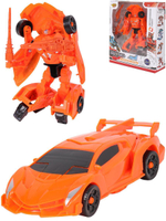 Робот трансформер (18см) "Робобиль. Воинственный-4" (оружие,в коробка )