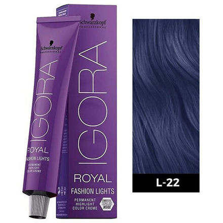 Schwarzkopf Professional Igora Royal Fashion Lights - Краска для волос L-22, 60 мл (импорт, Китай)