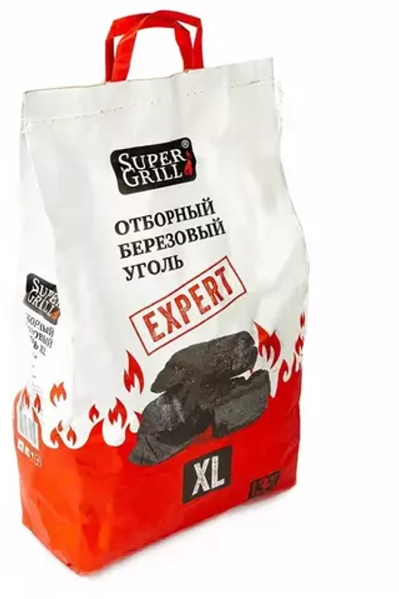 SuperGrill Уголь березовый отборный 3кг