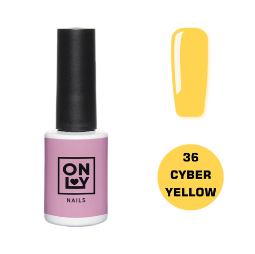 Гель-лак OnlyNails Cyber Yellow №36, 10мл