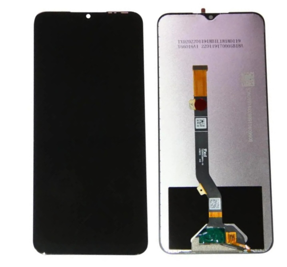 Дисплей для Tecno Spark 8P/8T/Infinix Hot 11 X662B/Itel Vision 5 Plus с тачскрином Черный