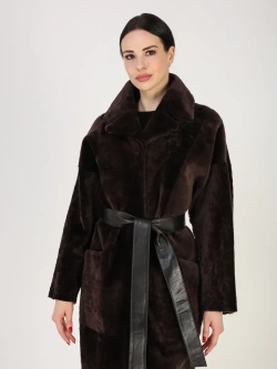 Дубленка зимняя шуба натуральная двухсторонняя оверсайз