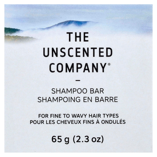 The Unscented Company, Шампунь, для тонких и волнистых волос, без отдушек, 65 г (2,3 унции)