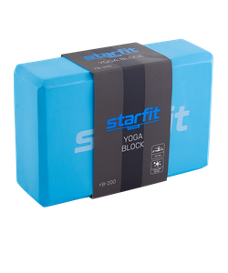 Блок для йоги YB-200 EVA, синий пастель