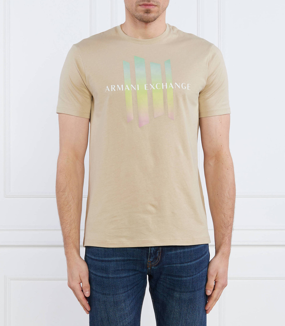 Футболка Armani Exchange - бежевый(3RZTCB ZJH4Z)