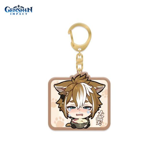 Брелок акриловый Chibi Expressions Character Acrylic Keychain Gorou 6975213680414