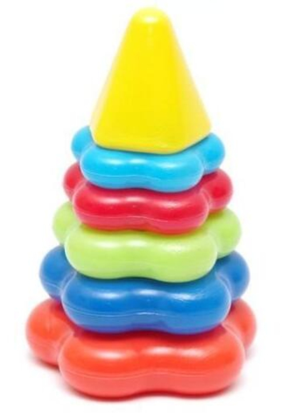 Пирамидка фигурная 5 колец 17см. (Каролина)