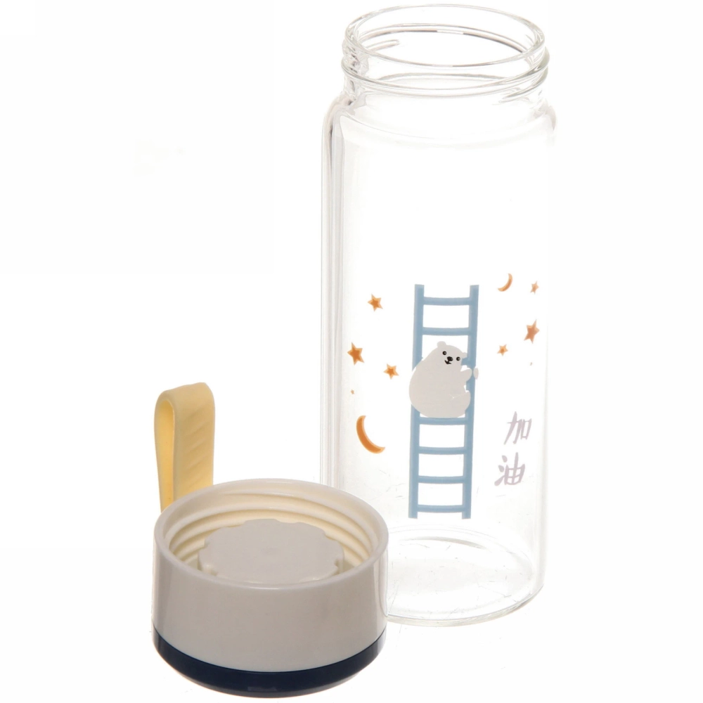 Бутылка питьевая стеклянная 320мл «Полярный Мишка»