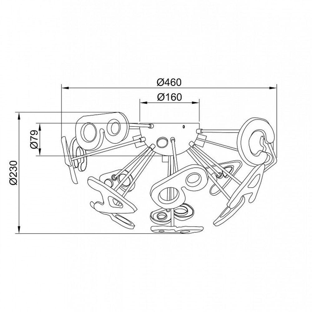 Накладной светильник MW-Light Улыбка 9 365013705