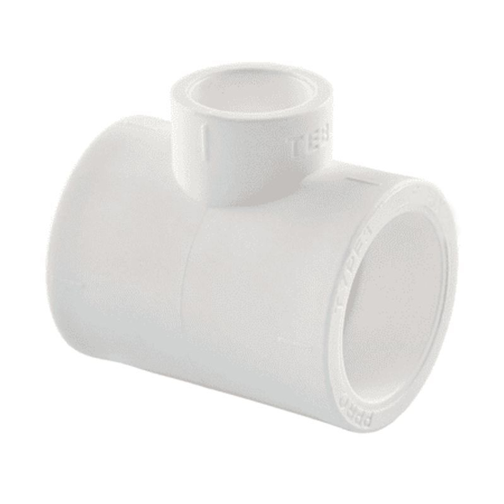 Тройник полипропиленовый 40х20х40 мм переходной TEBO