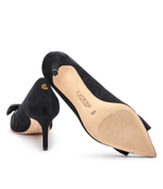 Кожаные туфли на шпильках LAUREN RALPH LAUREN - черный(802944556)